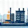 Icon representing manufacturing process